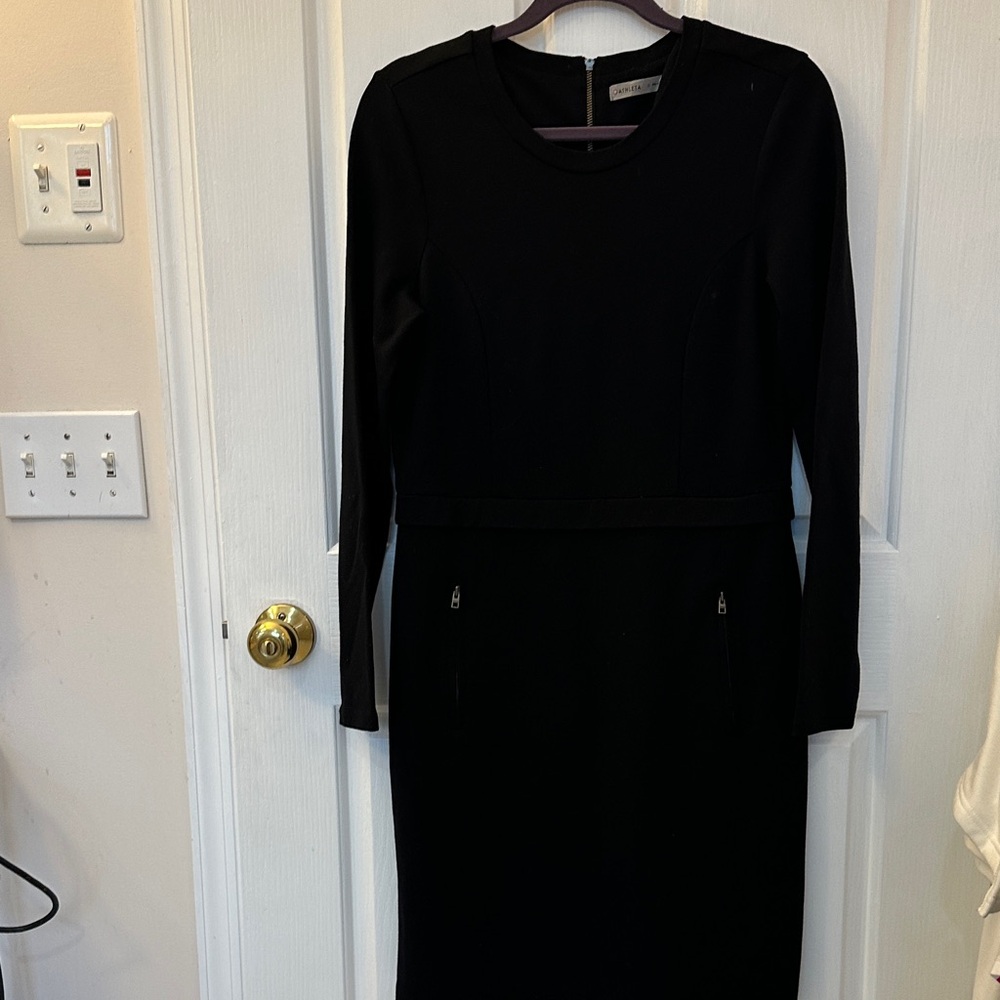 Athleta Elegant Black Knit Dress